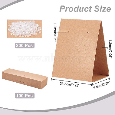 100Pcs 3D Folding Cardboard Earring Display Cards(CDIS-WH0021-033)-2