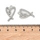 Legierung Rhinestoneanh&auml;nger(FIND-D044-20P-02)-3