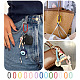 10Pcs Alloy Spring Gate Rings(FIND-TA0009-25G)-8