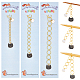 Alloy Enamel Black & White Cat Head Pendant Knitting Row Counter Chains(HJEW-PH01834)-1
