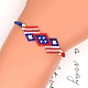 Pulsera de cuentas trenzadas con semillas de miyuki(BJEW-P269-29A)-2