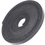 5M Cowhide Leather Cord, Leather Jewelry Cord, Flat, Black, 10x2.5mm(WL-GF0001-19C)