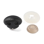 Plastic Craft Dog Noses, Doll Making Supplies, Black, 15~21mm, 3 styles, 10pcs/style, 30pcs(DOLL-GA0001-25)