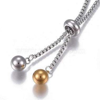 304 Stainless Steel Pendant Necklaces(NJEW-P252-02GP)-2