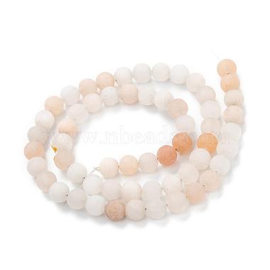 Natural Pink Aventurine Beads Strands(G-Q462-6mm-13)-3