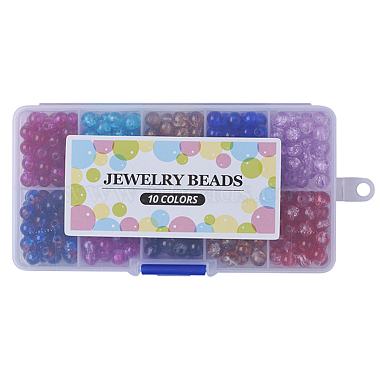 Round Transparent Crackle Glass Beads(CCG-X0008-01-6mm)-3