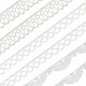15 Yards 3 Styles Polyester Lace Trims(OCOR-GF0002-65)-1