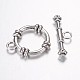 Tibetan Style Alloy Toggle Clasps(PALLOY-G117-09AS)-1