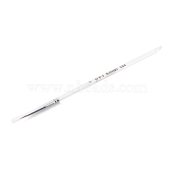 Acrylic Micro Detail Paint Brush, with Marten Hair, for Painting Clay Tool, Clear, 16.3x0.4cm(AJEW-F055-02)