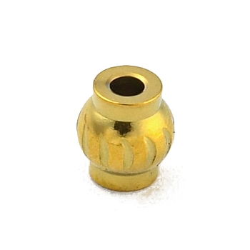 304 Stainless Steel Beads, Lantern, Golden, 4x3.5mm, Hole: 1.2mm