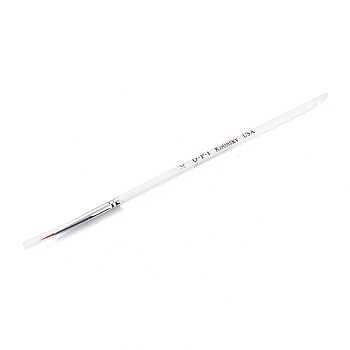 Acrylic Micro Detail Paint Brush, with Marten Hair, for Painting Clay Tool, Clear, 16.3x0.4cm