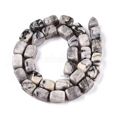 Natural Map Stone Beads Strands(G-T138-98)-2