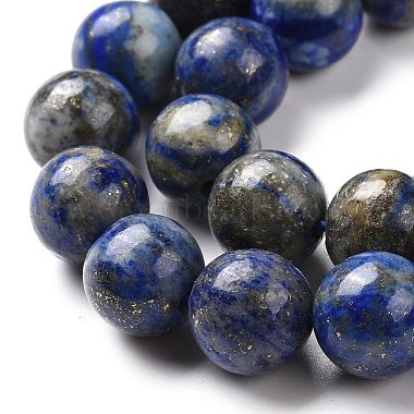 Natural Lapis Lazuli Beads Strands(G-E483-17-10mm)-10