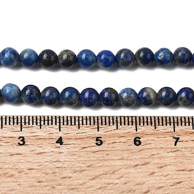 Natural Lapis Lazuli Beads Strands(G-F561-5mm-G)-5