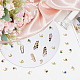 48Pcs 8 Colors Light Gold Tone Alloy Cabochons(MRMJ-HY0002-47)-5