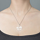 201 Stainless Steel Hollow Cloud & Star Pendant Necklace(NJEW-OY001-86)-2