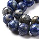 Natural Lapis Lazuli Beads Strands(G-E483-17-10mm)-10