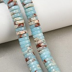 Synthetic Shoushan Stone Beads Strands, Heishi Beads, Disc, 10x3mm, Hole: 1.2mm, about 120pcs/strand, 14.96''(38cm)(GG-CBA95C7-01C)