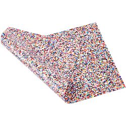 Glitter Hotfix Rhinestone, Hot Melt Adhesive on the Back, Costume Accessories, Rectangle, Mixed Color, 40x24x0.2cm(DIY-WH0204-10A)