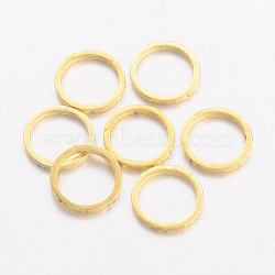Brass Linking Rings, Golden, 8x0.7mm(X-EC1878MM-G)