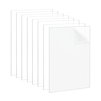 Olycraft Transparent Acrylic for Picture Frame, Rectangle, Clear, 17.6x12.6x0.1cm