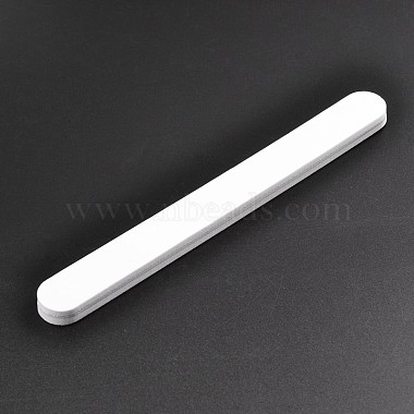 Rectangle Plastic Silver Polishing Stick(AJEW-N022-03)-2