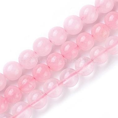 Chapelets de perles en quartz rose naturel(GSR034)-3
