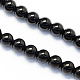 Round Natural Black Onyx Stone Beads Strands(X-G-S119-6mm)-1