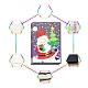 kits de cuadernos de pintura de diamantes con tema navideño diy(XMAS-PW0001-108I)-1