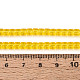 transparente Glasperlenstr&auml;nge(GLAA-N065-4x4mm-A02)-4
