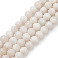 Natural Grey Moonstone Beads Strands, Round, 10mm, Hole: 0.8mm, about 39pcs/strand, 15.35 inch(39cm)(G-I279-C01-10mm-A)