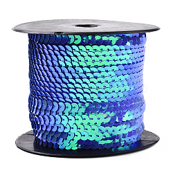 AB Color Paillette/Sequins Roll, Royal Blue, 6mm in diameter, 100 yards/roll(X-BS34Y)