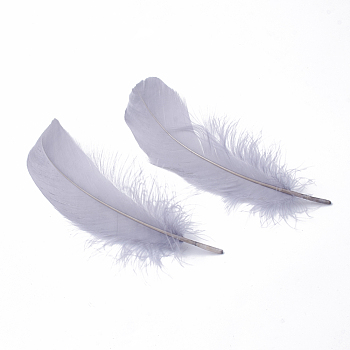 Goose Feather Costume Accessories, Light Grey, 140~175x40~50x3mm