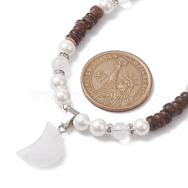 Moon Quartz Crystal Pendant Necklaces for Women(NJEW-JN04664-01)-4