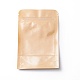 Eco-friendly Biodegradable Kraft Paper Packaging Zip Lock Paper Bag(X-CARB-P002-04)-1