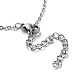 304 Stainless Steel Pendant Necklaces for Women(NJEW-D064-01P)-3