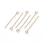 2.4cm Golden Stainless Steel Eye Pins(X-STAS-L238-005G-G)