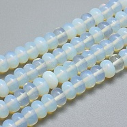 Opalite Beads Strands, Rondelle, 8x4~5mm, Hole: 1mm, about 80pcs/strand, 14.5~15 inch(G-G793-19B-04)