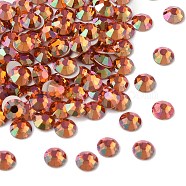 Preciosa&reg MAXIMA Crystal No Hotfix Flatback Stones, Czech Crystal, Dura Foiling, Round(438 11 615 Chaton Rose), 00030 213 Lava, SS16(3.8~4mm)(Y-PRC-NSS16-00030-213)