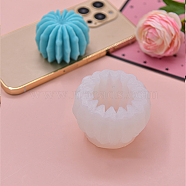 DIY Silicone Candle Molds, for Scented Candle Making, Succulent Plant, White, 5.9x4.5cm(CAND-PW0013-27A)