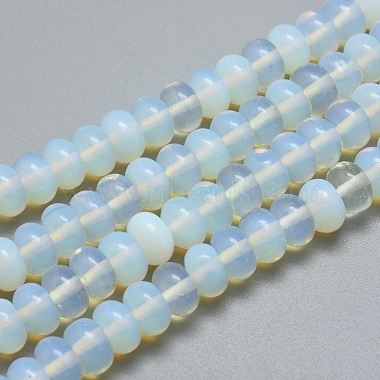 8mm Rondelle Opalite Beads