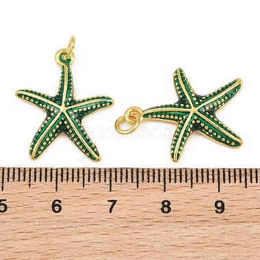 Brass Enamel Pendants(KK-CBACBC6-05G)-4