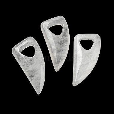 Horn Quartz Crystal Pendants