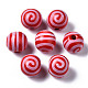 Painted Natural Wood European Beads(WOOD-S057-030E)-1