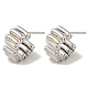 Brass Stud Earrings(EJEW-R158-01P)-1
