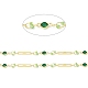 Real 18K Gold Plated Brass Oval & Flat Round Link Chains(CHC-F844-10B)-1