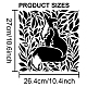 US 1Pc PET Hollow Out Drawing Painting Stencils(DIY-MA0002-64)-2