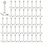 80Pcs Tibetan Style Alloy Pendants, Hammer, Antique Silver, 25x13x2mm, Hole: 2mm(FIND-DC0007-61)
