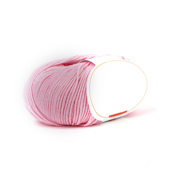 Cotton Yarn, for Weaving, Knitting & Crochet, Pearl Pink, 2mm