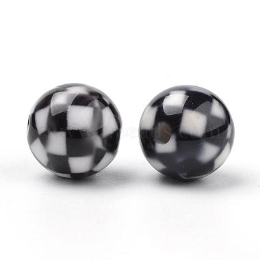 Perles acryliques imprimés opaques(MACR-S271-12mm-24)-3